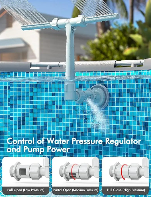 PoolNinja™ Pool Fountain for Above-ground Pool & Inground Pool
